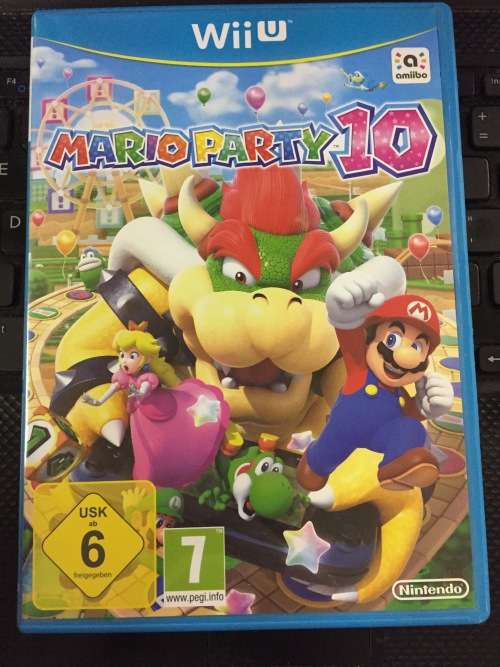 Mario Party 10 With Mario Amiibo.