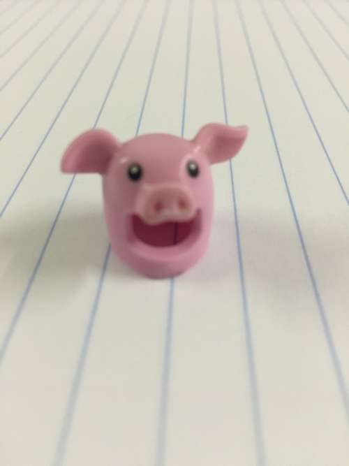 LEGO Incomplete figures/parts: Piggy Guy Hat