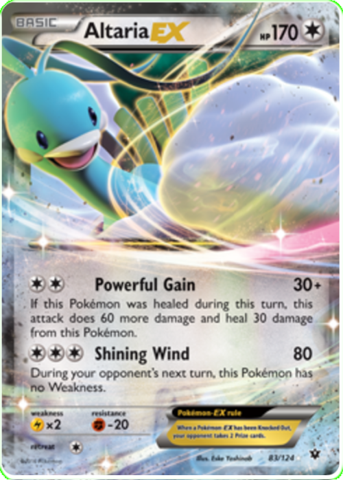 Pokemon TCG: Altaria EX - 83/124 - Ultra Rare - MINT