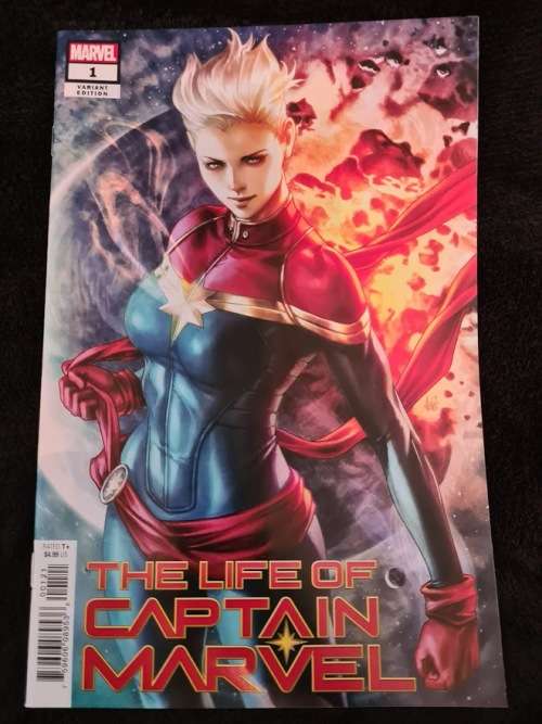 The Life of Captain Marvel #1 - Artgerm Variant Cover - Marvel Comics + one free comic