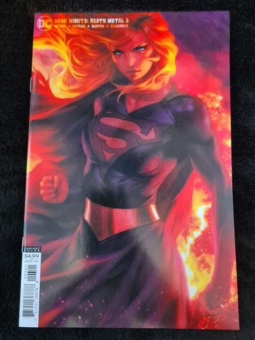DC Comics - Dark Nights Death Metal #3 - Artgerm Supergirl Variant + one free comic