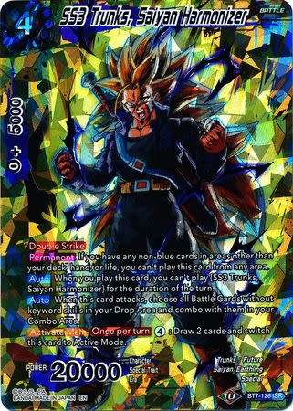 Dragon Ball Super TCG - SS3 Trunks, Saiyan Harmonizer - BT7-126 - Infinite Saiyan Rare