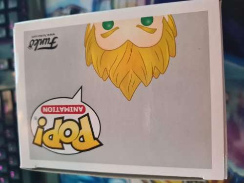 Funko Pop! - Dragon Ball Z - Blue Chrome Vegeta - Toy Tokyo Sticker [Box damage special]