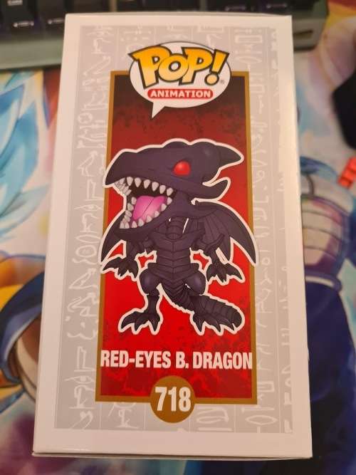 Funko Pop! Animation: Red Eyes Black Dragon #718 Yu-Gi-Oh! + protector