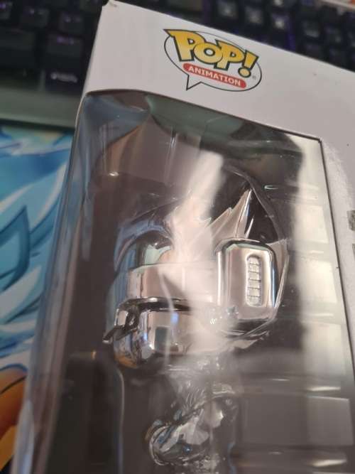 Funko Pop! - Dragon Ball Z -  Vegeta - Silver Chrome - Funimation (Box Damage) + Protector