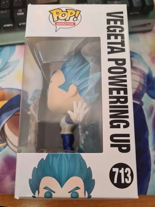 Funko POP! - Dragon Ball Super - Vegeta Powering Up CHASE - Chalice Exclusive + protector