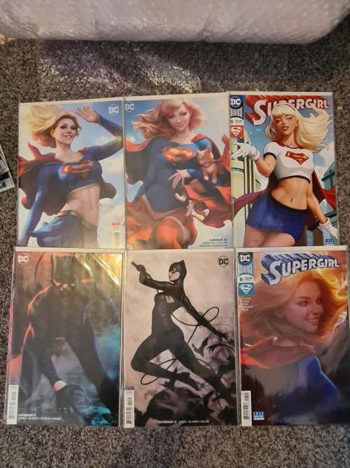Comic book collection! - Marvel, DC, Spiderman, Wonder Woman, Captain Marvel, Artgerm - 72 books