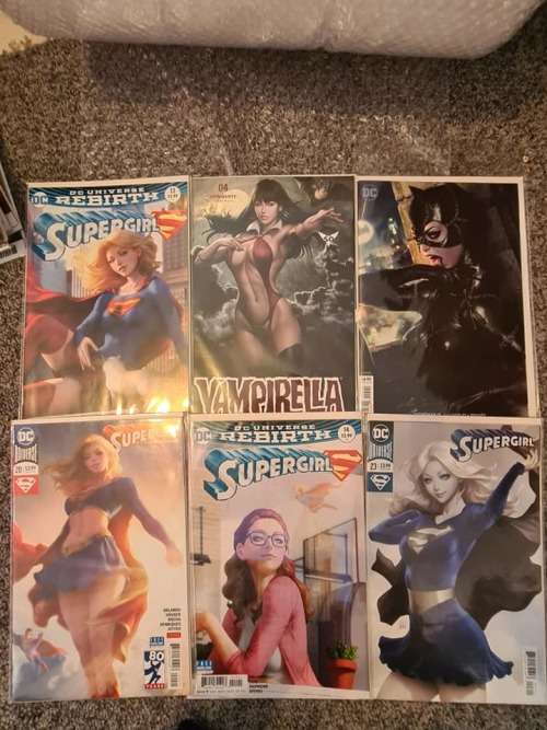 Comic book collection! - Marvel, DC, Spiderman, Wonder Woman, Captain Marvel, Artgerm - 72 books