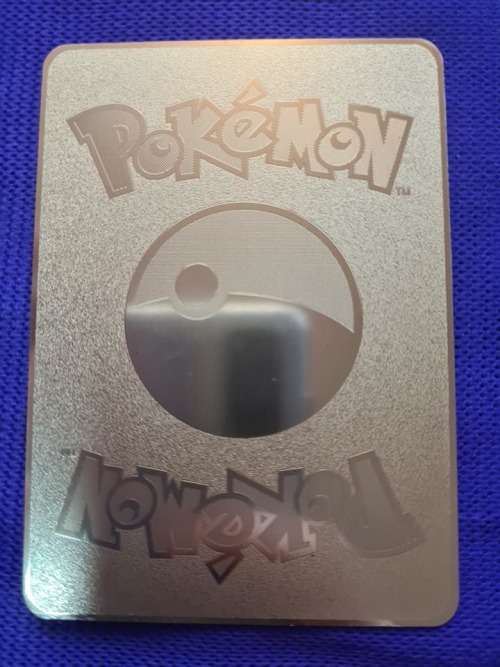 Pokemon - Custom Gold Metal Card - Venusaur/Charizard/Blastoise VMax Tag Team