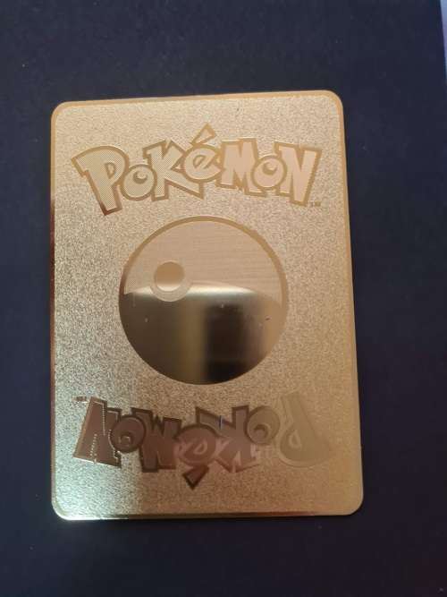 Pokemon - Custom Gold Metal Card - Shiny Greninja GX