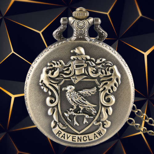 Retro Bronze Pocket Watches - Harry Potter - Ravenclaw