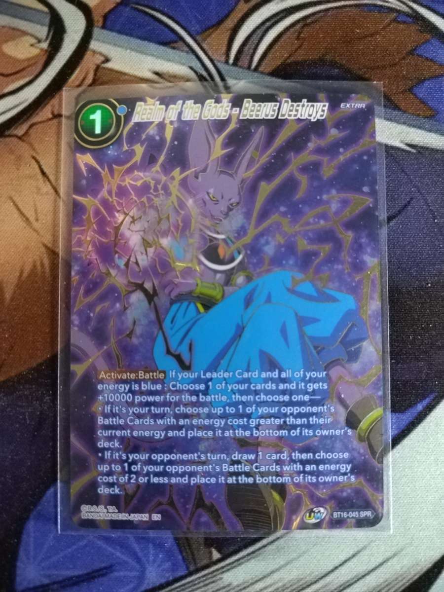Dragon Ball Super Trading Card Game - Realm Of The Gods - Beerus Destroys - English