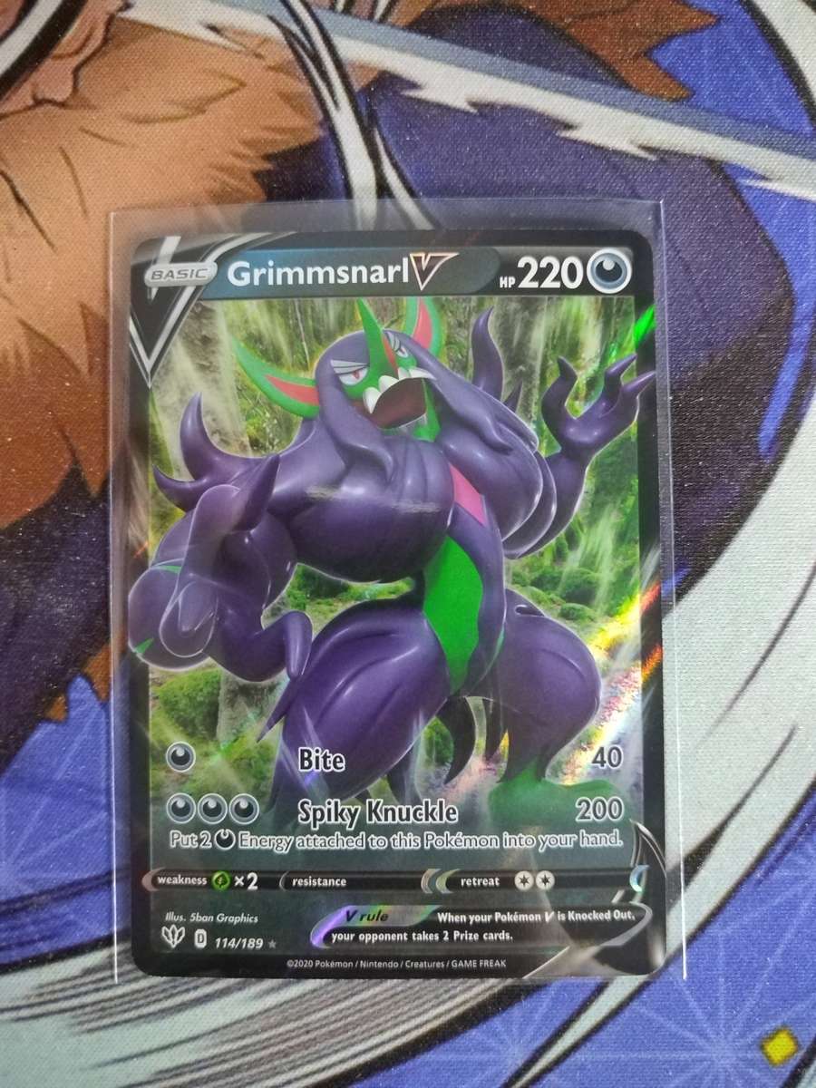 Pokemon Trading Card Game - Grimmsnarl V #114 - English