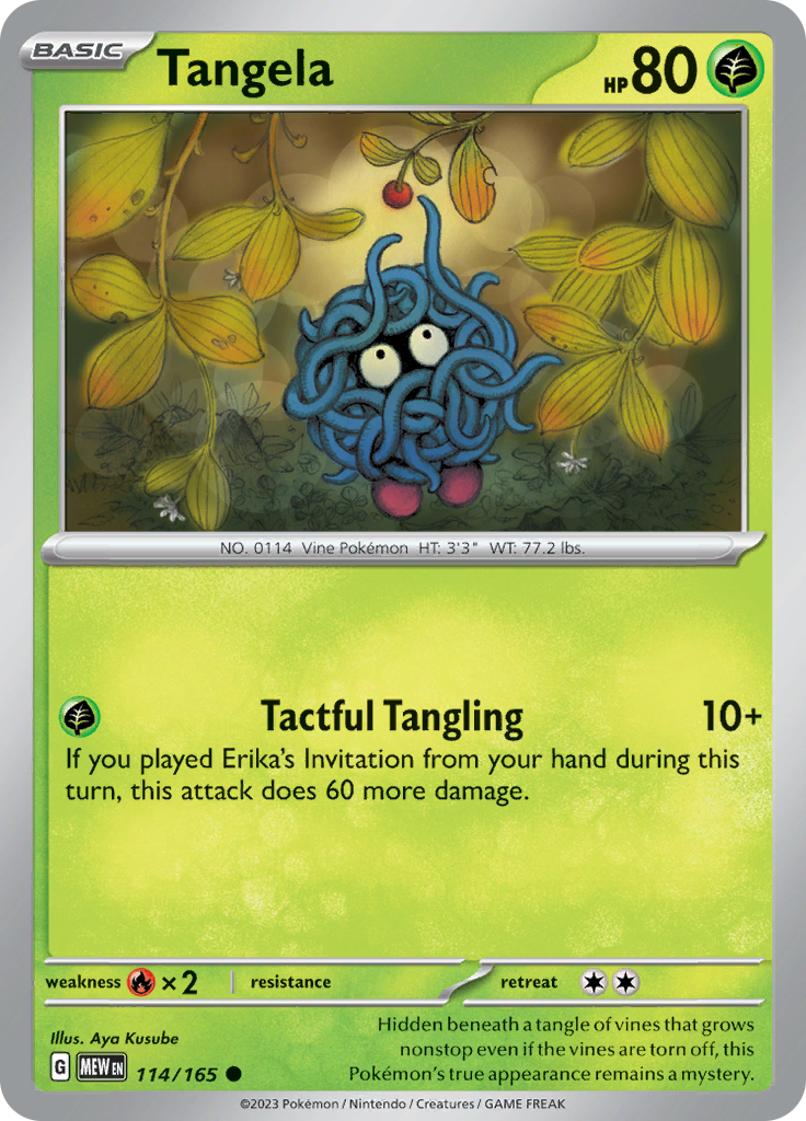 Pokemon Trading Card Game - 151 - Tangela