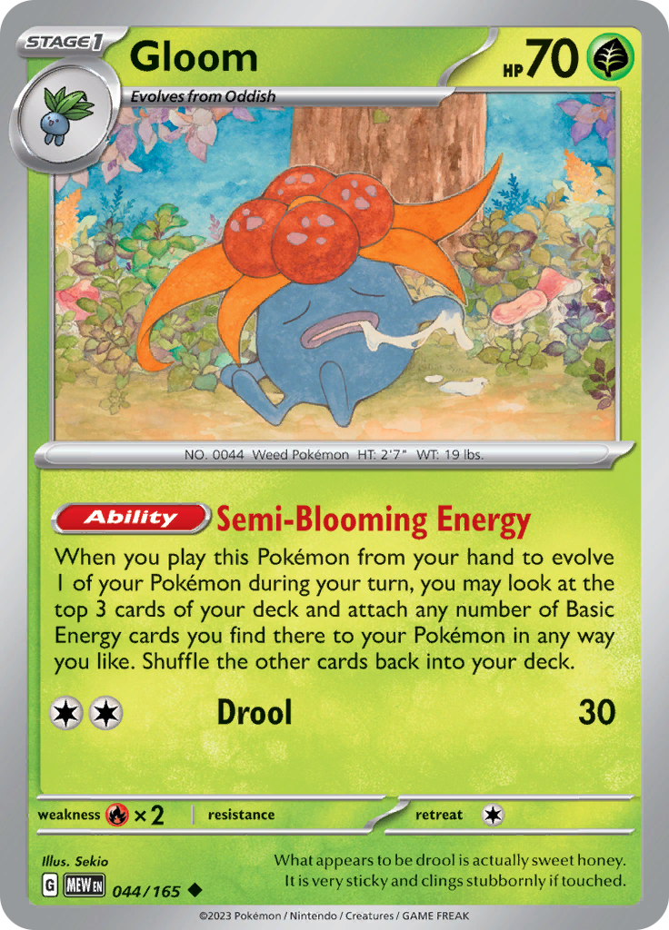 Pokemon Trading Card Game - 151 - Gloom