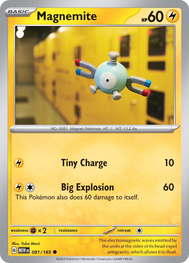 Pokemon Trading Card Game - 151 - Magnemite