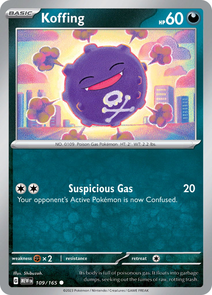 Pokemon Trading Card Game - 151 - Koffing