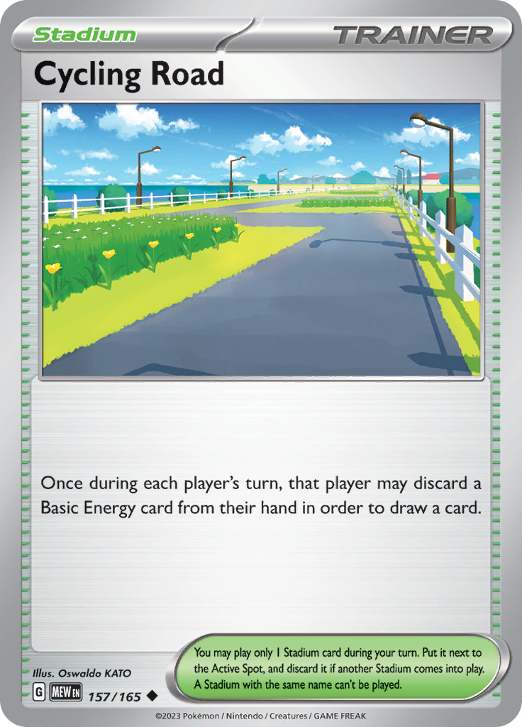 Pokemon Trading Card Game - 151 - Cycling road