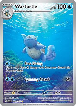 Pokemon Trading Card Game - Wartortle - 171/165 - Illustration Rare Scarlet & Violet 151