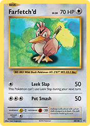 Pokemon Trading Card Game - Farfetch`d - 68/108 - Rare XY: Evolutions