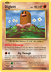 Pokemon Trading Card Game - Diglett - 55/108 - Common XY: Evolutions