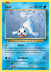 Pokemon Trading Card Game - Seel - 28/108 - Common XY: Evolutions