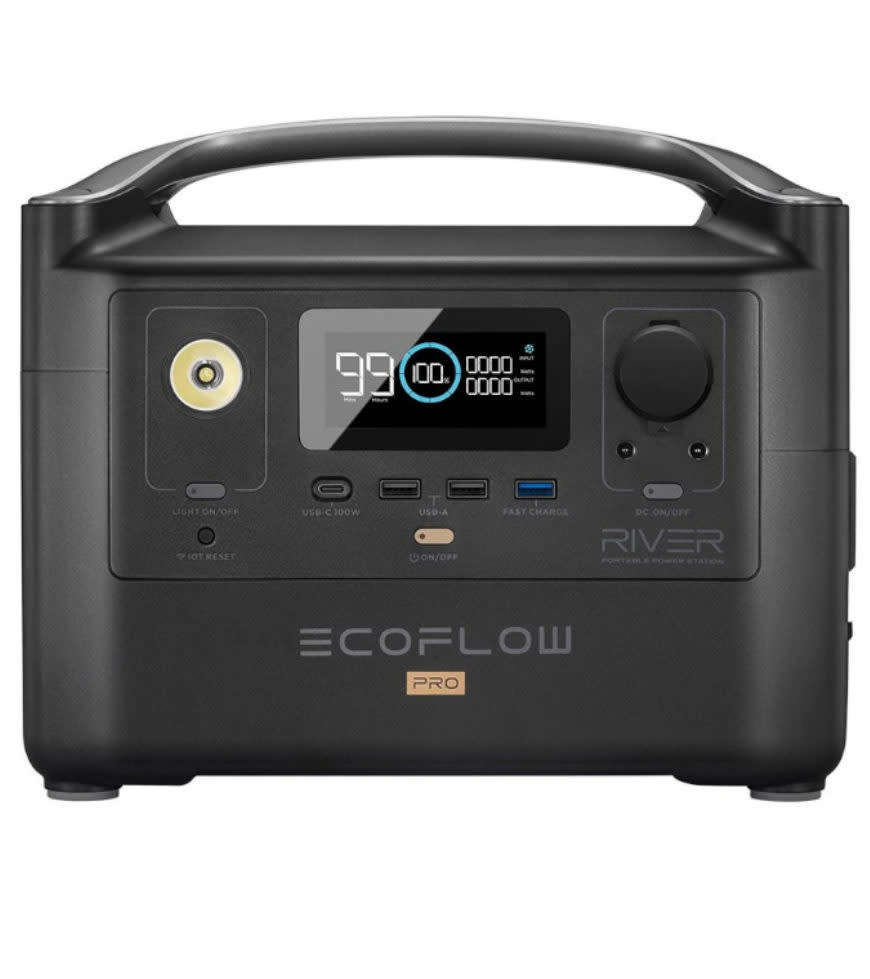 EcoFlow RIVER Pro 720Wh Portable Power Station - SA Plug Points