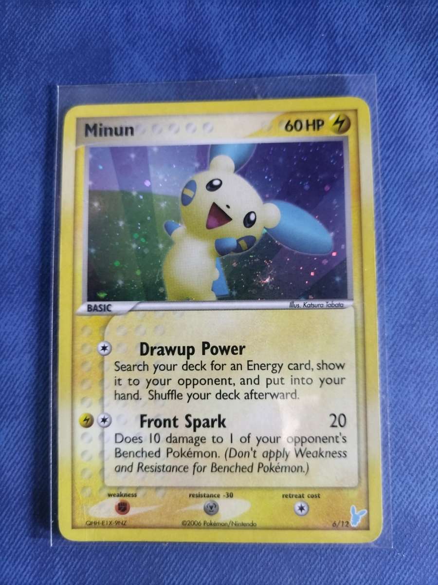 Pokemon Trading Card Game - Minun - 6/12 - Minun Trainer Kit Holo XY Trainer Kit 2: Plusle & Minun