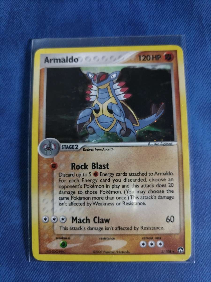 Pokemon Trading Card Game - Armaldo - 3/108 - Holo Rare Ex Power Keepers