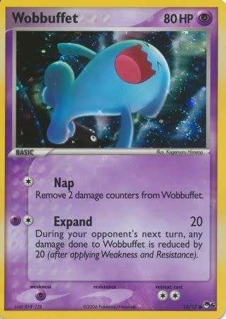 Pokemon Trading Card Game - Wobbuffet - 16/17 - Holo Rare Pokemon POP Series 4 Promos