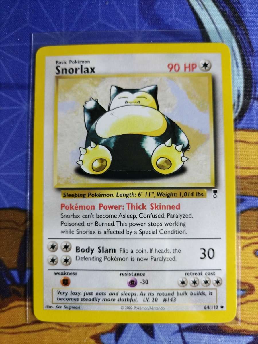 Pokemon Trading Card Game - Snorlax - 64/110 - Uncommon Legendary Collection