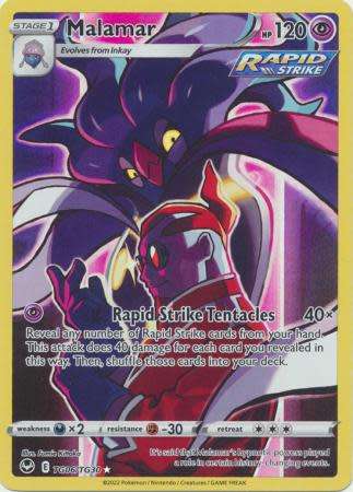 Pokemon Trading Card Game - Malamar - TG06/TG30 - Holo Rare Sword & Shield: Silver Tempest