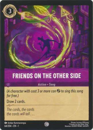 Disney Lorcana Trading Card Game - Friends on the Other Side - 64/204 - Common The First Chapter