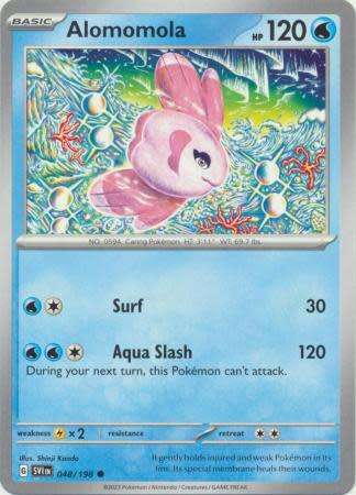 Pokemon Trading Card Game - Alomomola - 048/198 - Common Scarlet & Violet (Base Set)