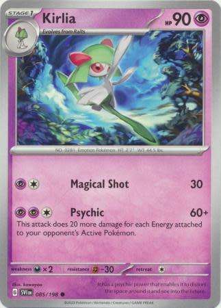 Pokemon Trading Card Game - Kirlia - 085/198 - Common Scarlet & Violet (Base Set)