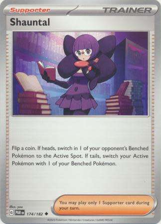 Pokemon Trading Card Game - Shauntal - 174/182 - Uncommon Scarlet & Violet: Paradox Rift