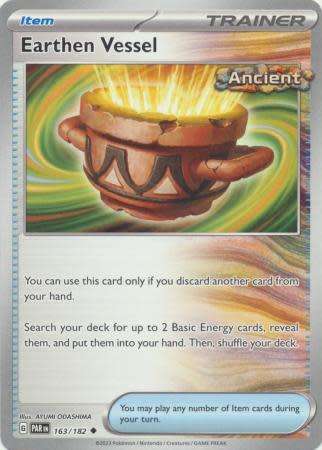 Pokemon Trading Card Game - Earthen Vessel - 163/182 - Uncommon Scarlet & Violet: Paradox Rift