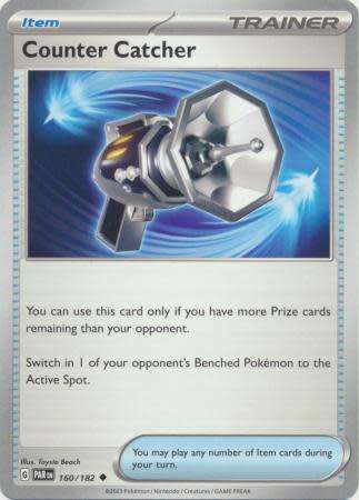 Pokemon Trading Card Game - Counter Catcher - 160/182 - Uncommon Scarlet & Violet: Paradox Rift