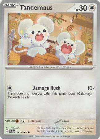 Pokemon Trading Card Game - Tandemaus - 153/182 - Common Scarlet & Violet: Paradox Rift