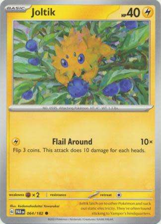 Pokemon Trading Card Game - Joltik - 064/182 - Common Scarlet & Violet: Paradox Rift