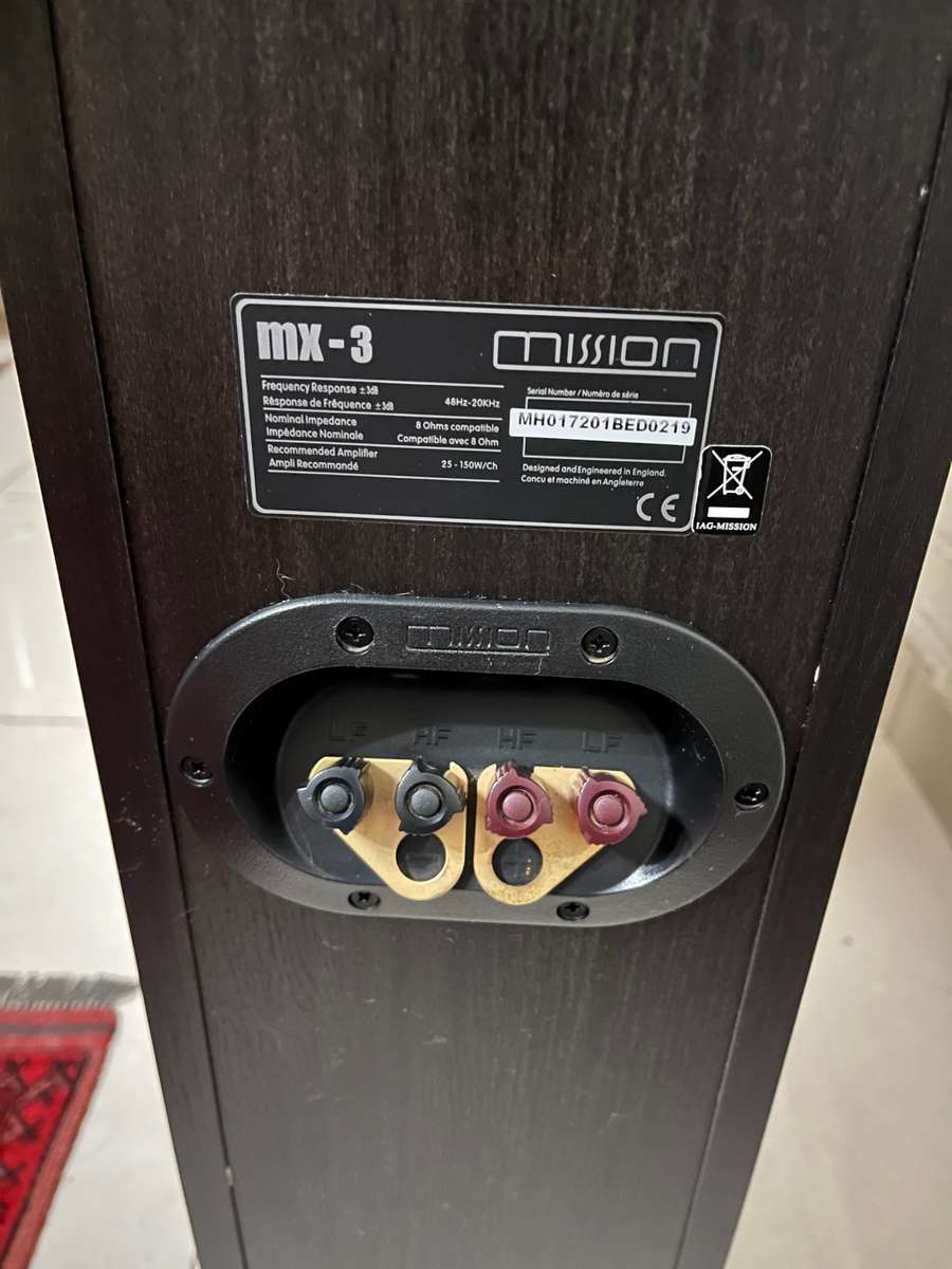 Mission MX3 floorstanding speakers