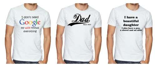 Assorted Father's Day T-Shirts