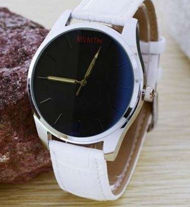 Smart Leather Wrist Watch