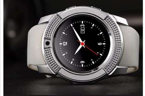 V8 Smart Watch - Black and grey