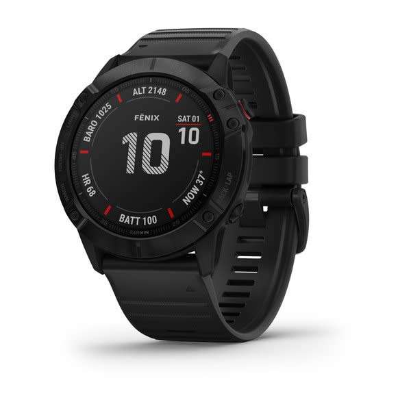 Garmin fēnix 6X Pro (Black with Black Band)