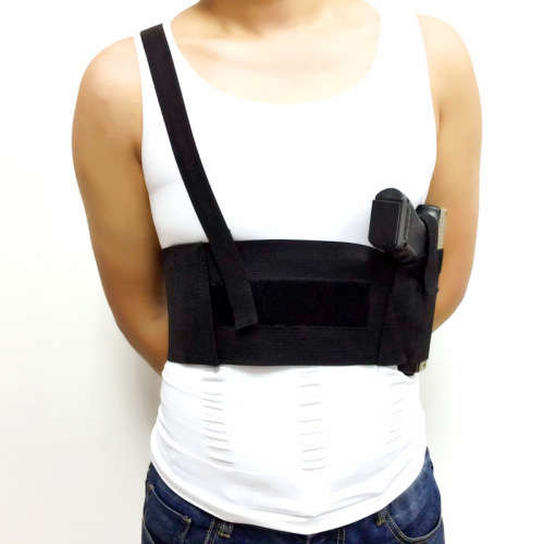 Belly Holster with shoulder strap (Glock, Sig Sauer, CZ, Beretta)