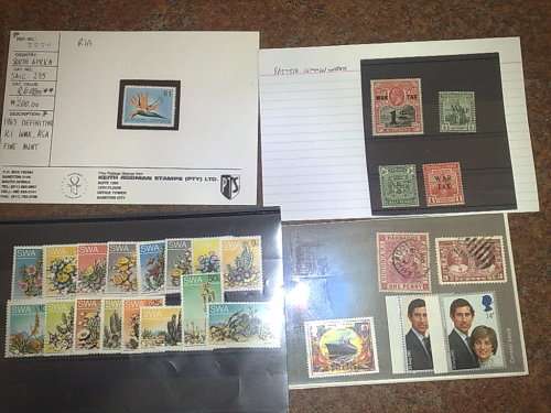 INTERESTING LITTLE JOBLOT TO CLEAR,CARDS,PACKETS,STOCK PAGE ETC-SEE PHOTOS