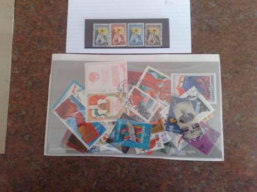 INTERESTING LITTLE JOBLOT TO CLEAR,CARDS,PACKETS,STOCK PAGE ETC-SEE PHOTOS