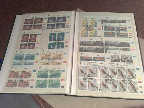 NICE KEK STOCKBOOK-FILLED WITH 130 PLUS RSA CONTROL BLOCKS-CTO SETS