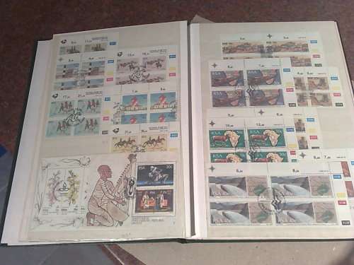 NICE KEK STOCKBOOK-FILLED WITH 130 PLUS RSA CONTROL BLOCKS-CTO SETS